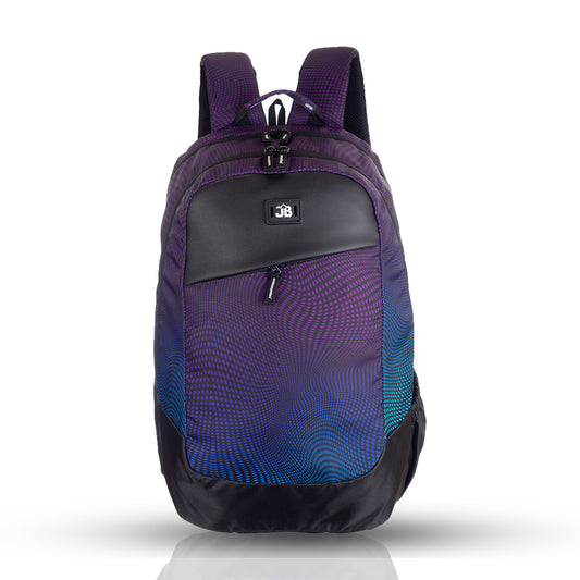 Gizmo Guardian 25L Laptop Backpack for Men and Women - Fits 15 inch Laptop (Purple-Black)