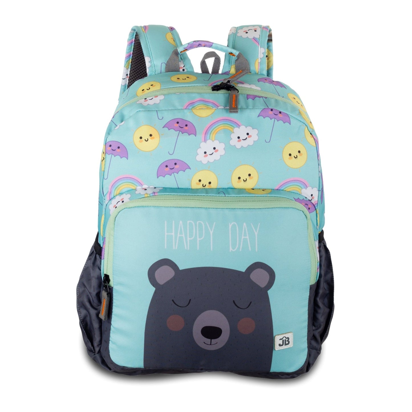 Teddy Trails - Pista Green Backpack for Kindergarten Kids 2 to 4 years (15 Inch)