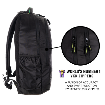 Horizon Unisex Sleek Laptop Backpack (Black)