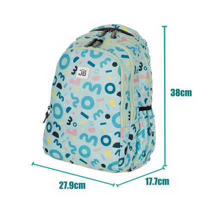 Classic Multicolor School Bag for Playschool Kids aged 1.5 to 4 years -15 Inches (Light Blue)