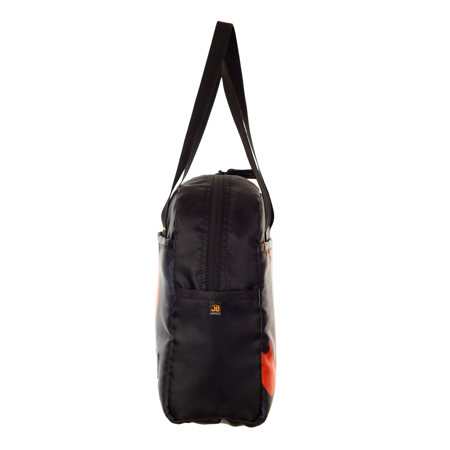 JUSTBAGS TasteTrekker 8Ltrs Insulated Tiffin Bag with Bottle Holder - Black,Orange