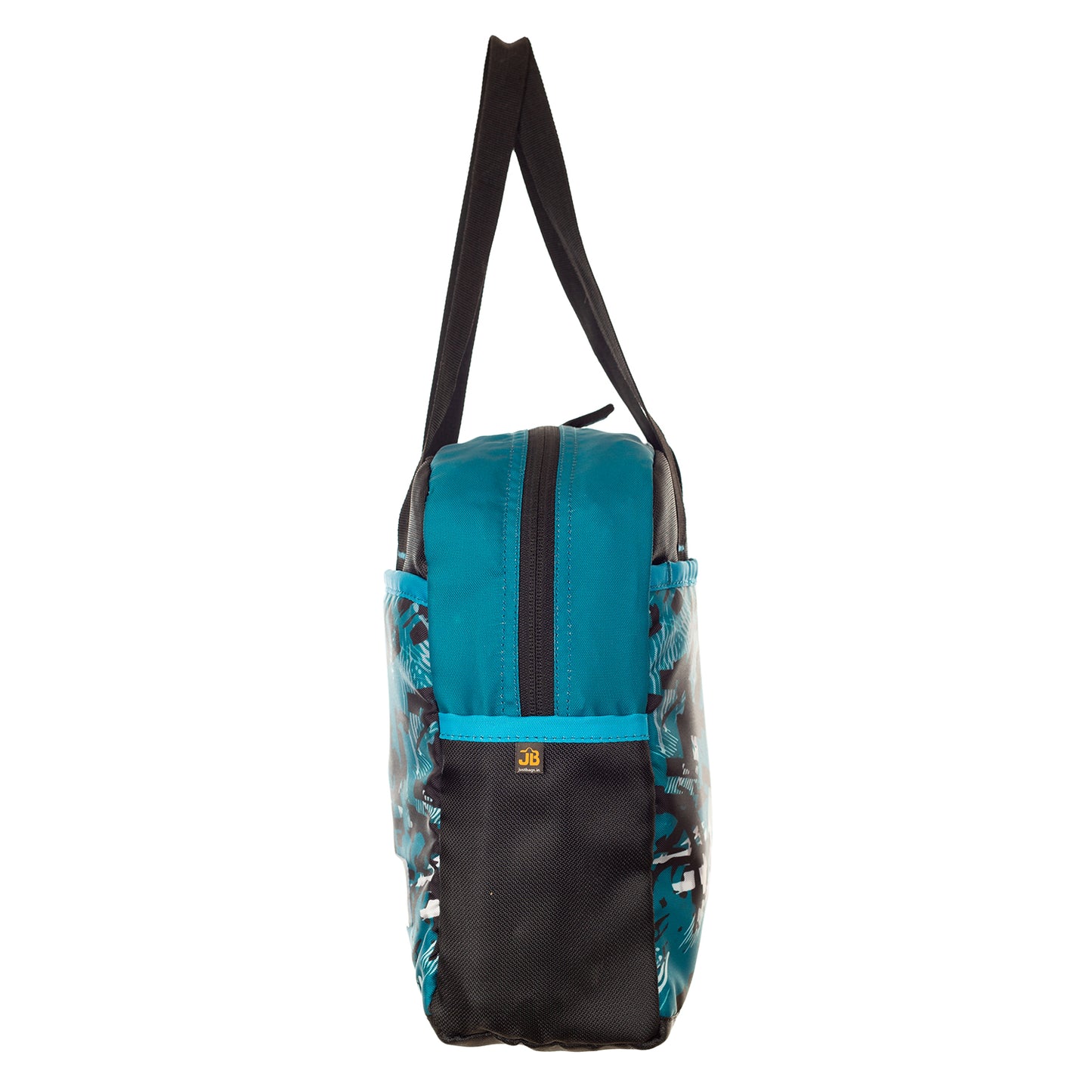 JUSTBAGS Taste Trekker 8Ltrs Insulated Tiffin Bag with Bottle Holder - Black Blue