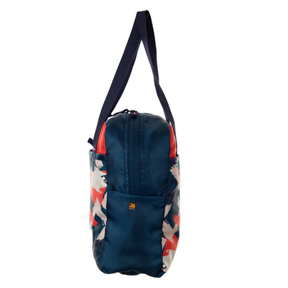 JUSTBAGS Taste Trekker 8Ltrs Insulated Lunch Bag with Bottle Holder - Navy,Orange