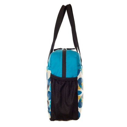 JUSTBAGS Taste Trekker 8Ltrs Insulated Lunch Bag with Bottle Holder - 2D Blue