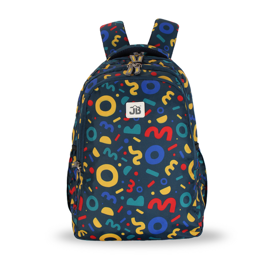 Creative Chaos School Backpack for Kids 6 to 9 years - 17 Inch (Navy)