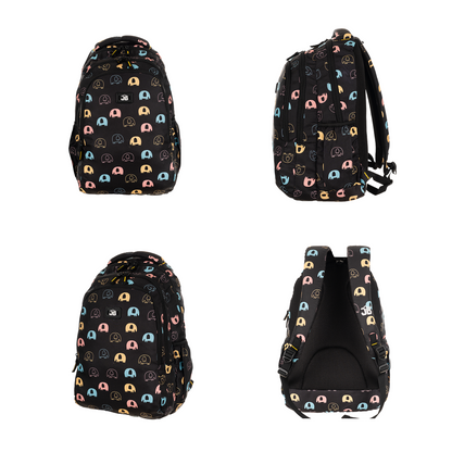 Classic Multicolor School Bag for Playschool Kids aged 1.5 to 4 years -15 Inches (Mammoth Black)