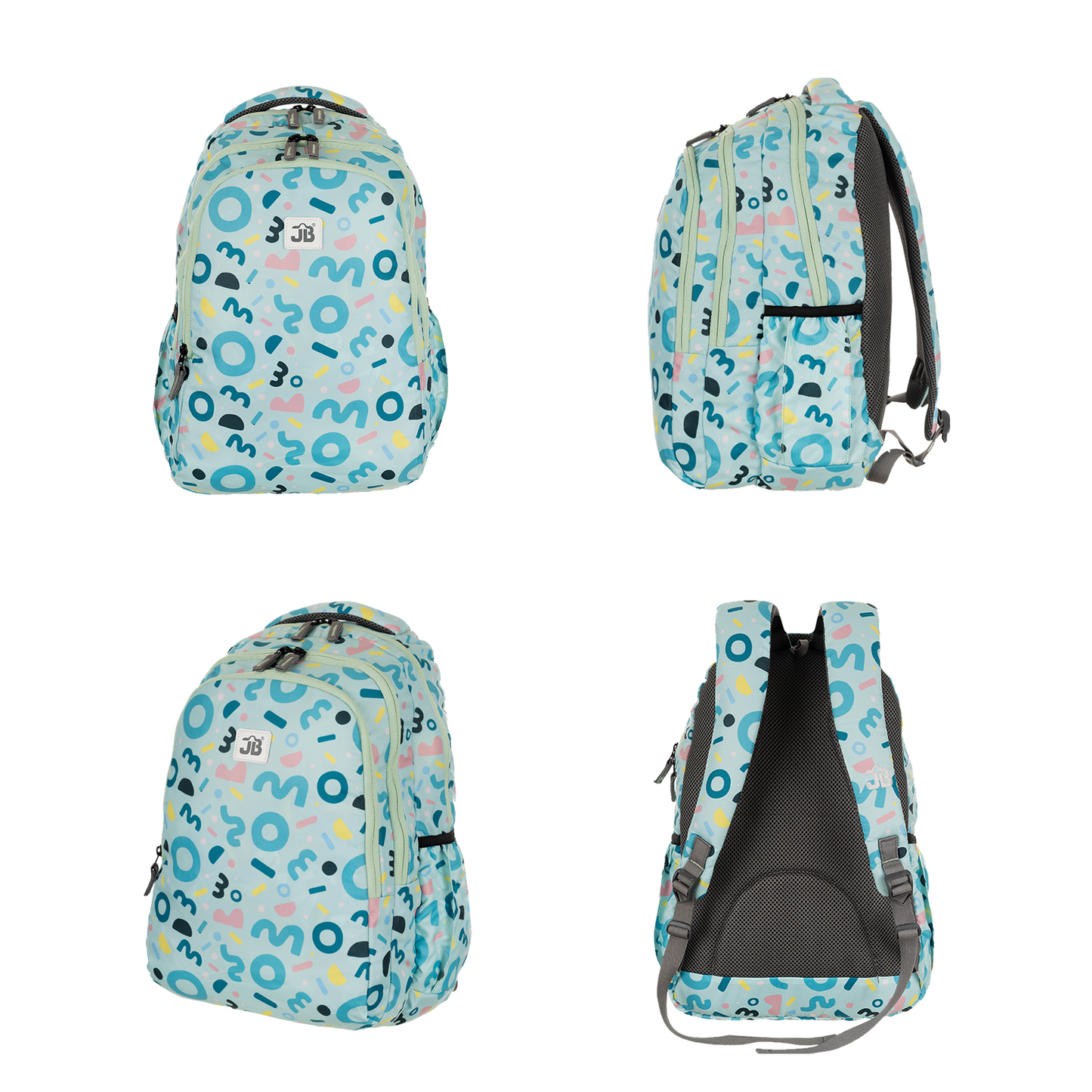 Classic Multicolor School Bag for Playschool Kids aged 1.5 to 4 years -15 Inches (Light Blue)