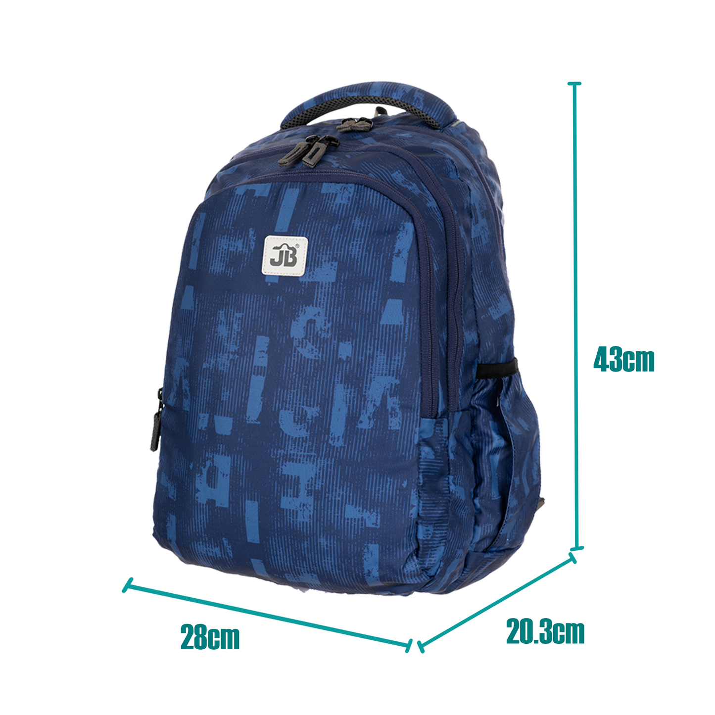 Classic Multicolor School Bag for Kids aged 1.5 to 4 years -15 Inches (New Blue)