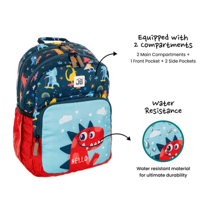 Specious Treasure Colorful Backpack for Kindergarten Kids 2 to 4 years  -15 Inch