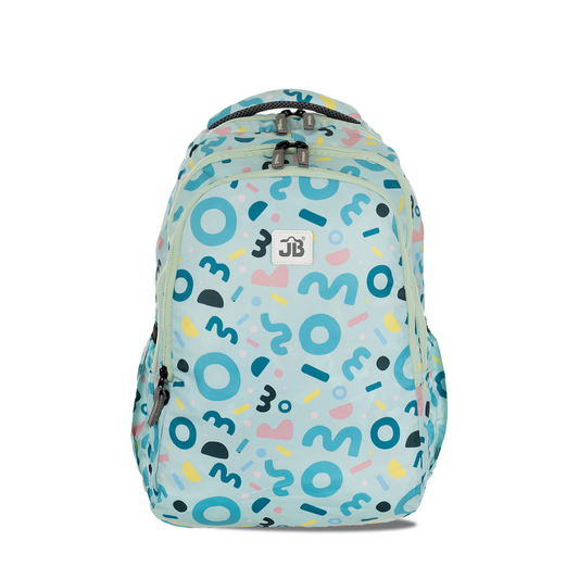 Classic Multicolor School Bag for Playschool Kids aged 1.5 to 4 years -15 Inches (Light Blue)