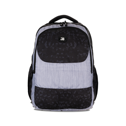 Charcoal Cascade Printed School/College Backpack for 12 years & above -19 Inch (Black)