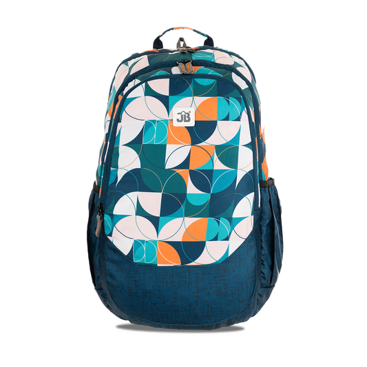 Aqua Elegance School/College Backpack for 9 years & above - 19 Inch (Teal Blue)