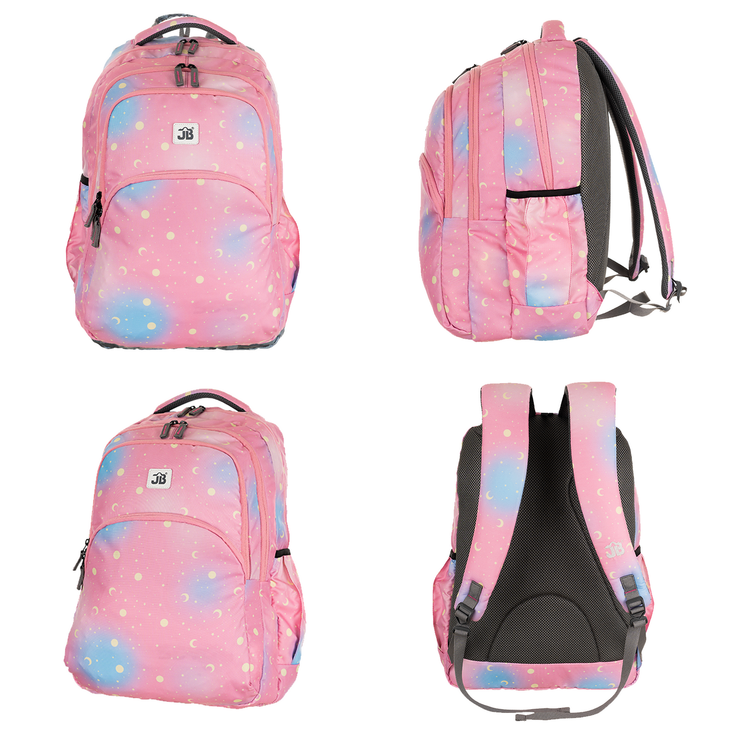 Pink Moonbeam School/College Everyday Backpack for 12 Years & above - 19 Inch (Pink)