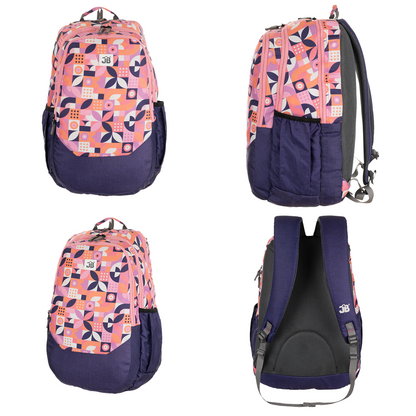 Nautical Fusion School/College Backpack - 19 Inch (Pink)