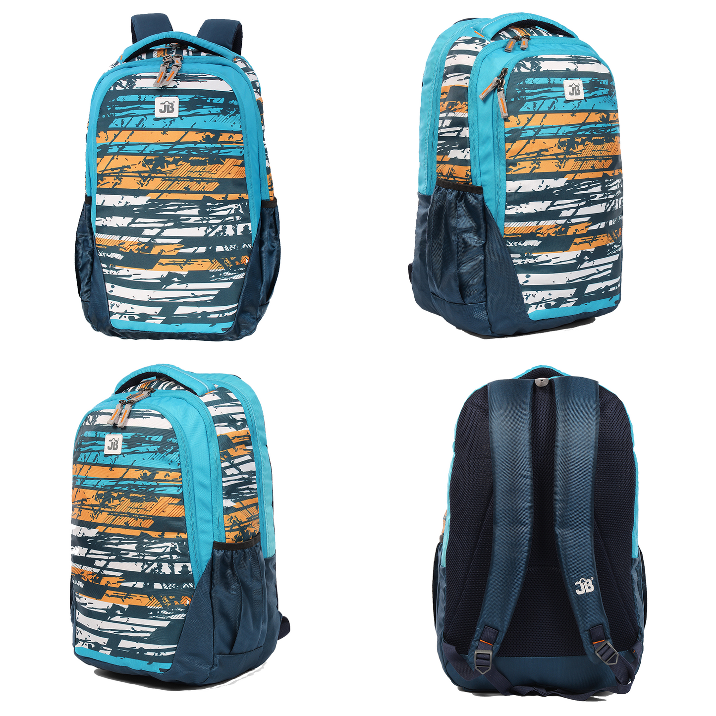 SkyLine Scholar School Backpack for Kids 9 Years & above- 19 Inch (Light Blue)