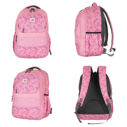 Blush Bloom Printed School/College Backpack for 12 years & above -19 Inch (Pink)