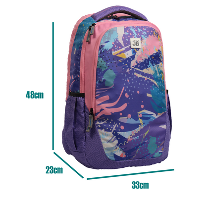 SkyLine Scholar School Backpack for Kids 9 Years & above- 19 Inch Purple