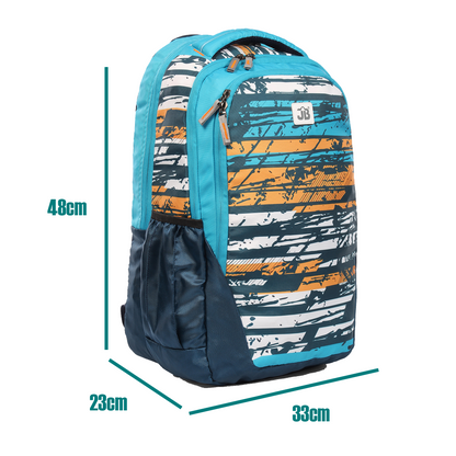 SkyLine Scholar School Backpack for Kids 9 Years & above- 19 Inch (Light Blue)