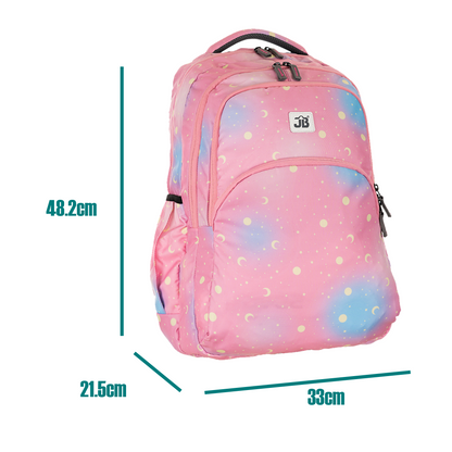 Pink Moonbeam School/College Everyday Backpack for 12 Years & above - 19 Inch (Pink)