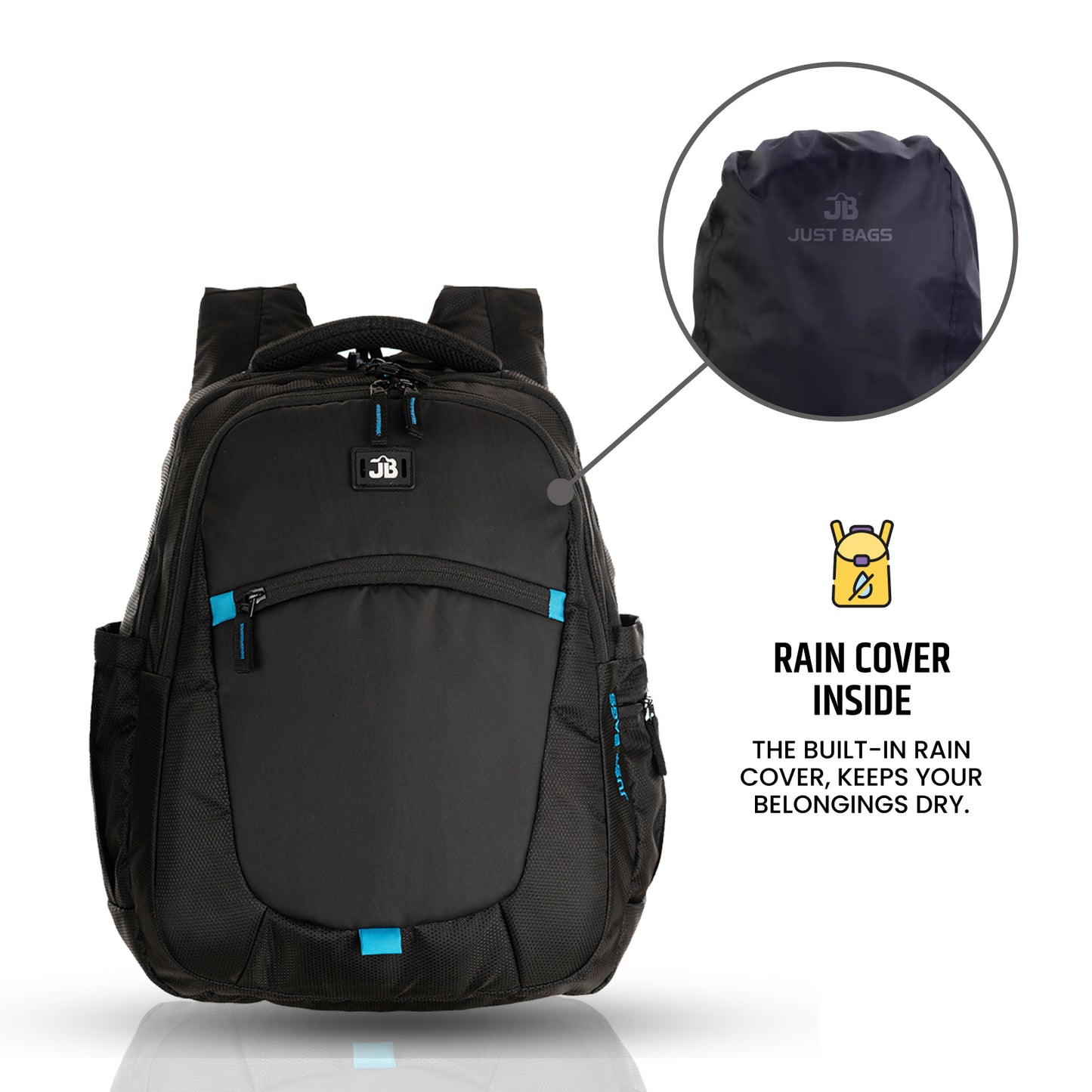 Space Pro Unisex Laptop Backpack (Black T_Blue)