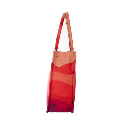 Tropical Printed Classical Touch Minimalistic Tote Bag With Laptop Compartment