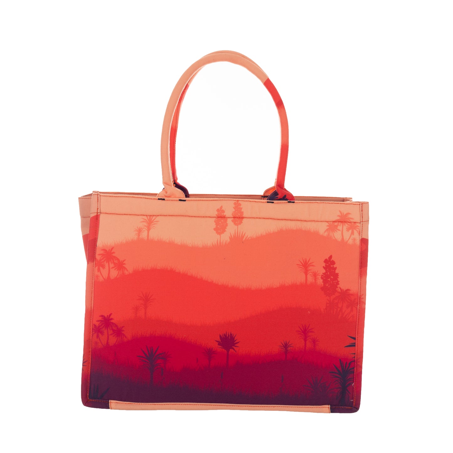 Tropical Printed Classical Touch Minimalistic Tote Bag With Laptop Compartment