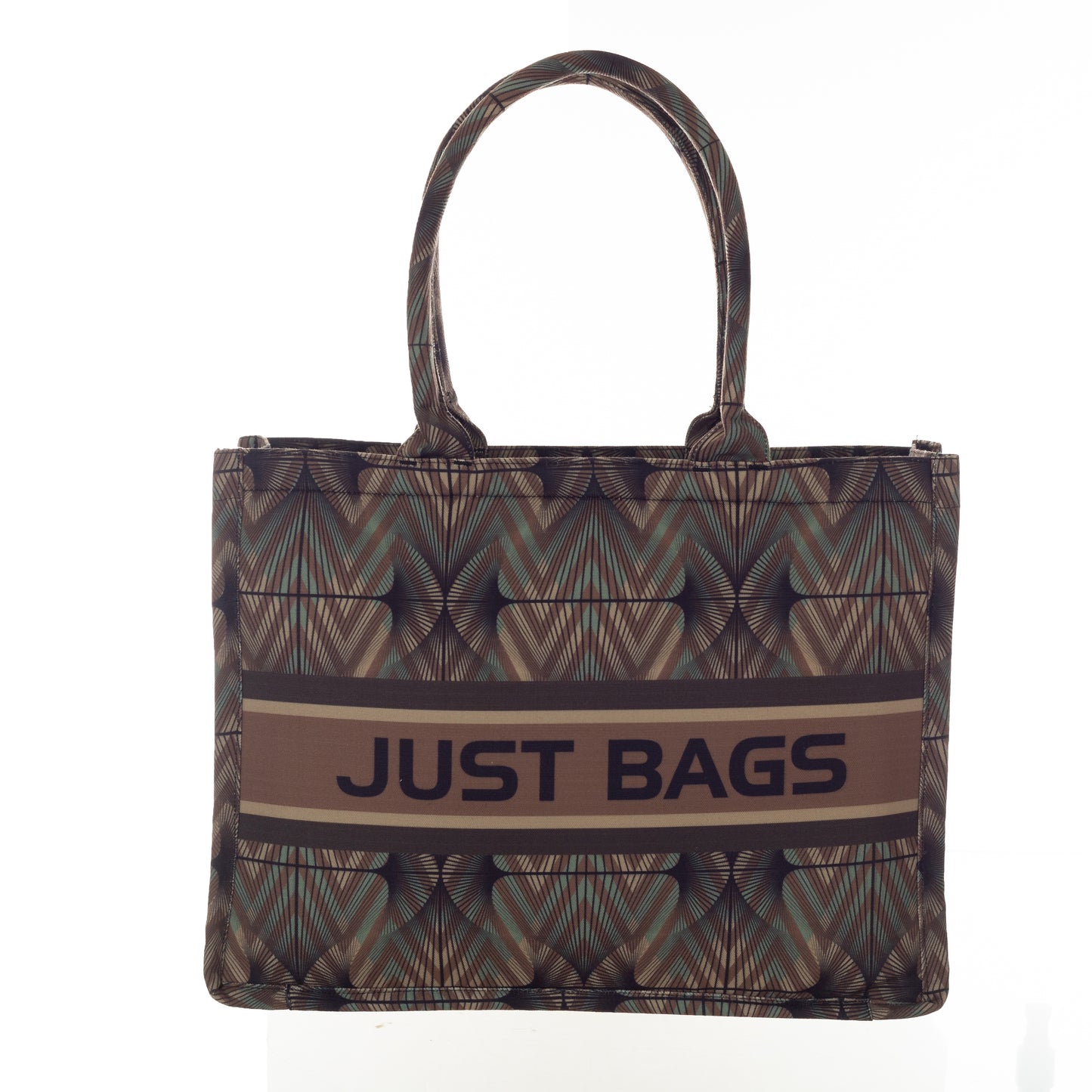 Tropical Printed Classical Touch Minimalistic Tote Bag With Laptop Compartment