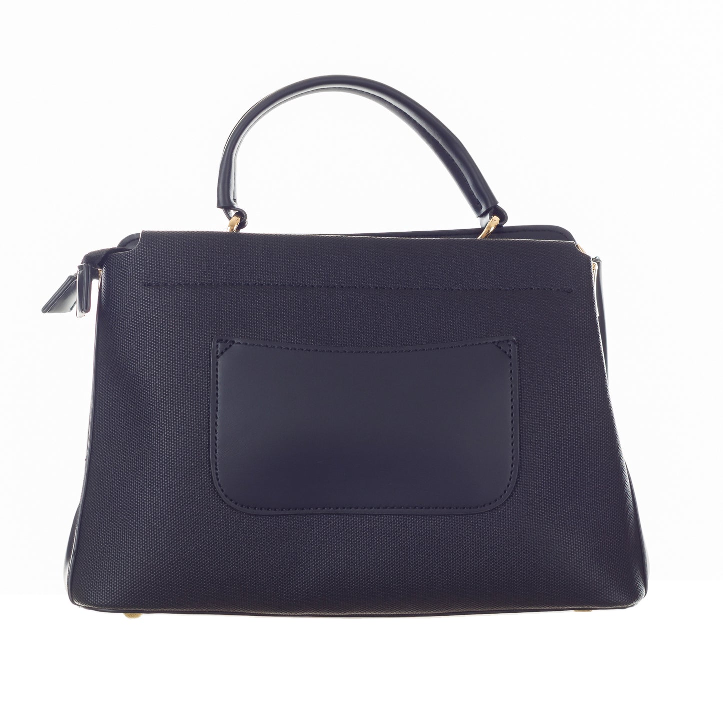 Minimalist Multiway Handbag with Detachable Sling Strap (Deep Navy) - 8 Inch