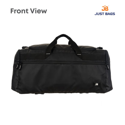 Traveler's Treasure Solid Black Duffle Bag - Length 21 Inches