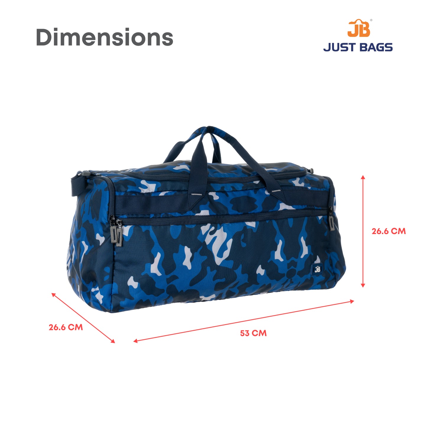 Traveler's Treasure Camouflage Printed Duffle Bag - Length 21 Inches