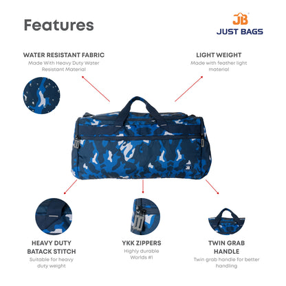 Traveler's Treasure Camouflage Printed Duffle Bag - Length 21 Inches