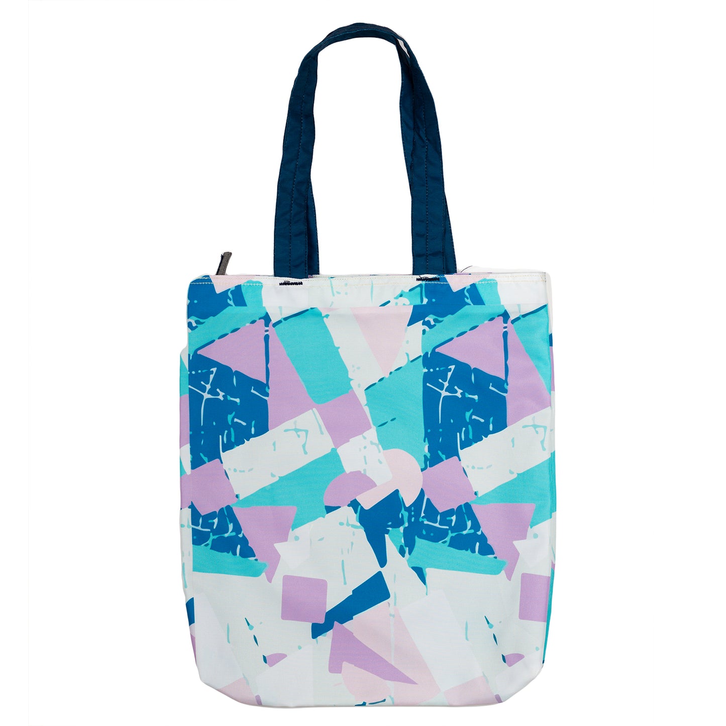 Lavender Abstract Printed Multipurpose Tote Bag  for Women - 10L