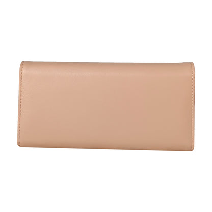 Justbags Women's Classic Style Faux Leather Wallet -Pink