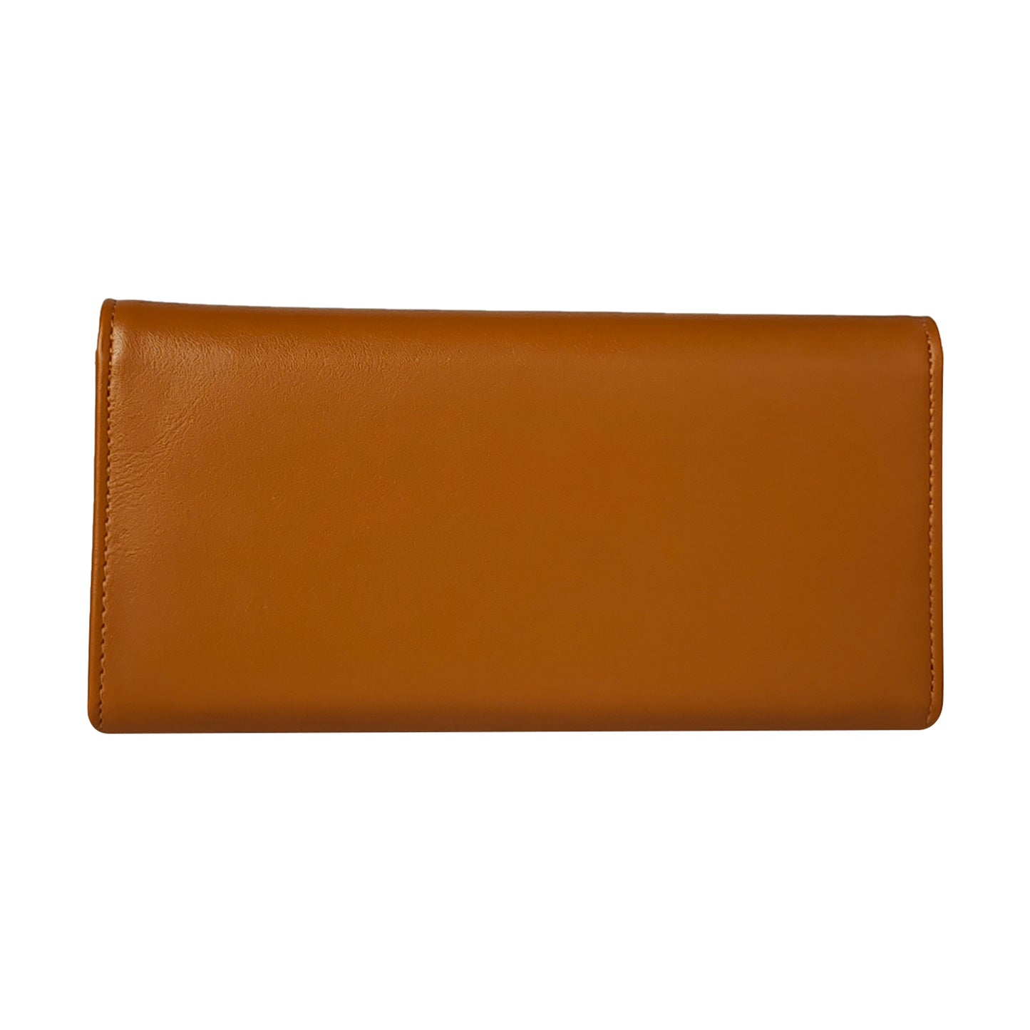 Justbags Women's Classic Style Faux Leather Wallet - Brown