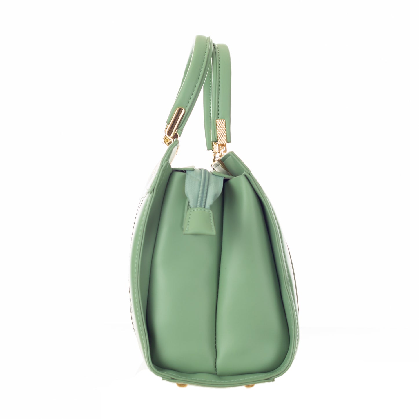 Artificial Leather Versatile Handbag with Detachable Strap - Green